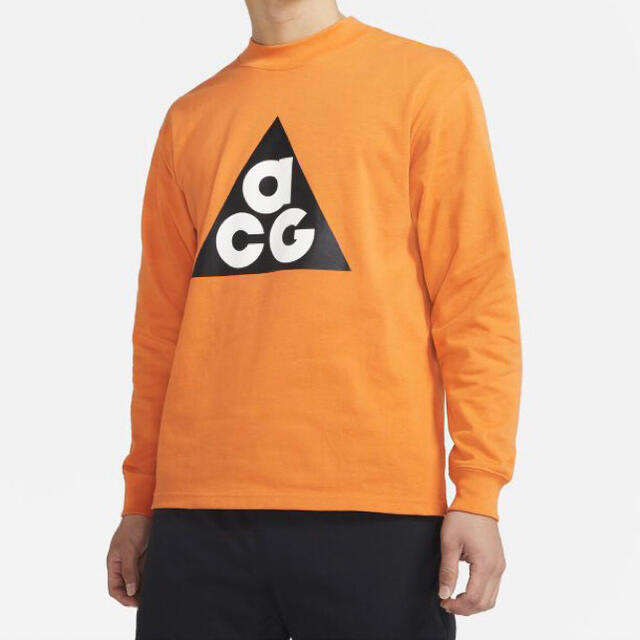 NIKE(ナイキ)の新品！NIKE ACG Long Sleeve Tee Orange メンズのトップス(Tシャツ/カットソー(七分/長袖))の商品写真