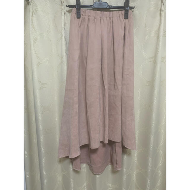 BABYLONE(バビロン)のバビロン　ロングスカート　ピンク レディースのスカート(ロングスカート)の商品写真