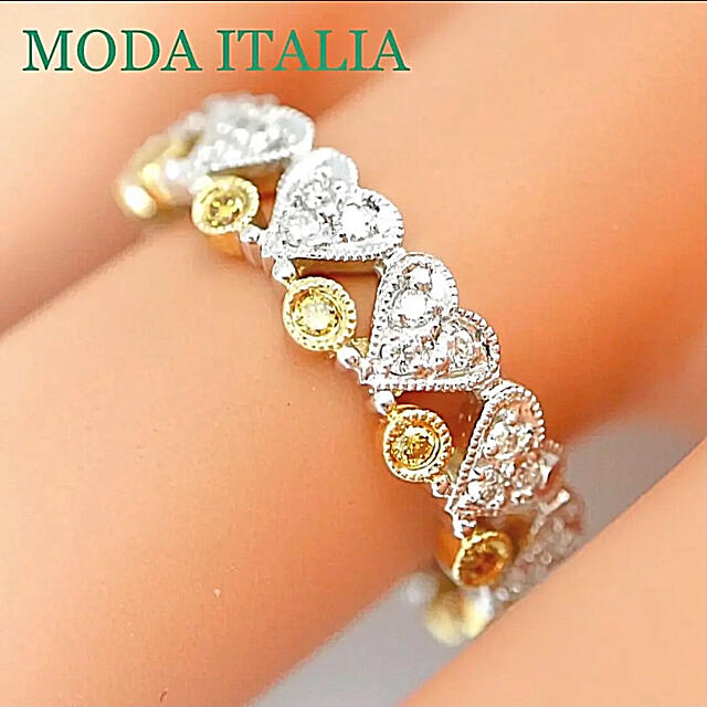 ＜MODA ITALIA＞750 ダイヤ リング レディースのアクセサリー(リング(指輪))の商品写真