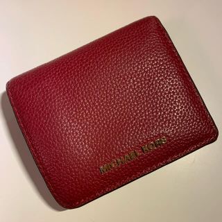 マイケルコース(Michael Kors)のMICHAEL KORS 三つ折り財布　レッド(財布)