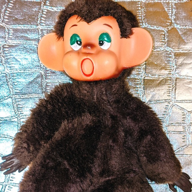 くたくたモンキー 猿 ぬいぐるみ 人形 さる サル 昭和レトロ ビンテージ ぬいぐるみ