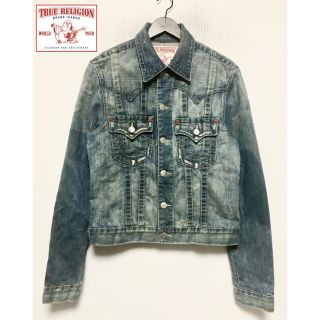 トゥルーレリジョン(True Religion)のTRUE RELIGION    ユーズド加工 デニム ジャケット(Gジャン/デニムジャケット)