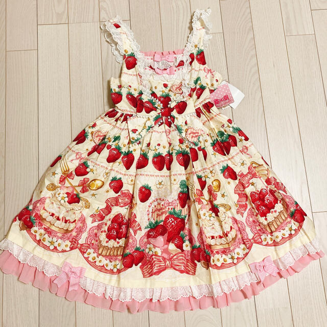 Angelic Pretty Strawberry Whip JSK いちご 【お気に入り】 19380円