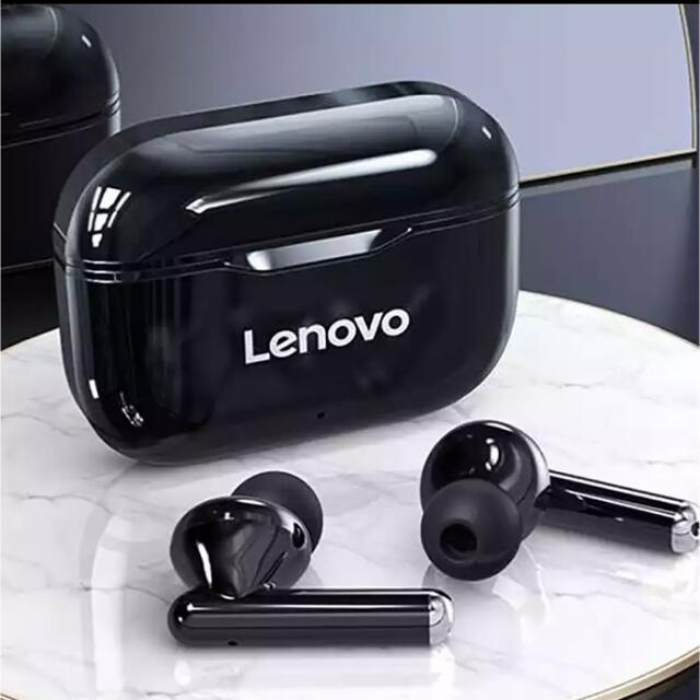 Lenovo(レノボ)の【新品未開封】　Lenovo Live Pods LP1 ブラック スマホ/家電/カメラのオーディオ機器(ヘッドフォン/イヤフォン)の商品写真