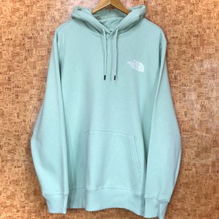 新品!!海外限定パステルグリーンノースフェイス Box Logo ビッグパーカー