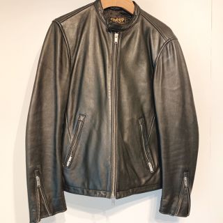 オンラインストア正規店 2回のみ着用ラムレザーライダース EDIFICE