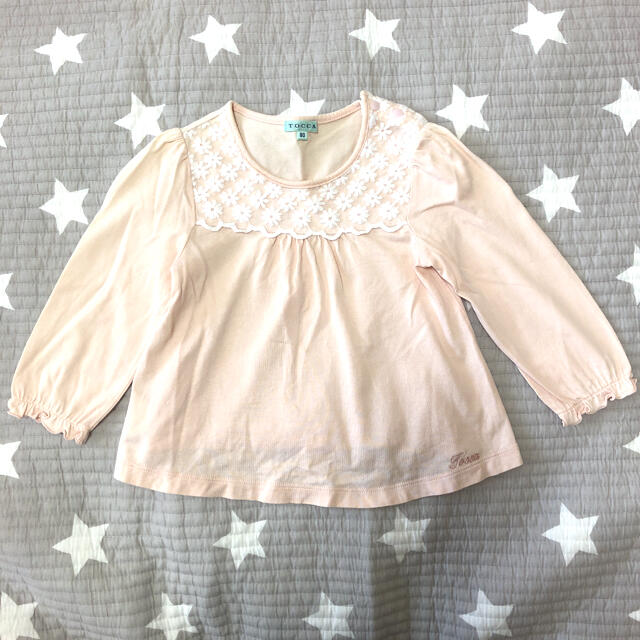 TOCCA(トッカ)のトッカ　TOCCA ロングスリーブ　カットソー　トップス ブラウス　ピンク キッズ/ベビー/マタニティのベビー服(~85cm)(シャツ/カットソー)の商品写真