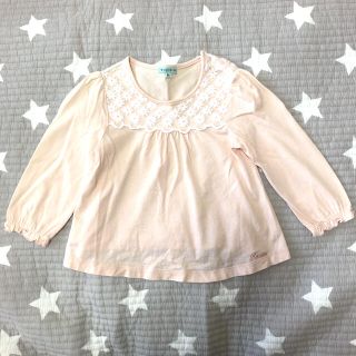 トッカ(TOCCA)のトッカ　TOCCA ロングスリーブ　カットソー　トップス ブラウス　ピンク(シャツ/カットソー)