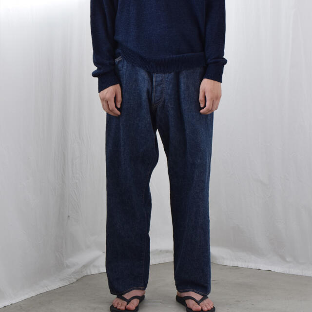 COMOLI - COMOLI 21SS デニム 5P パンツ3ジーンズ コモリ ネイビーの