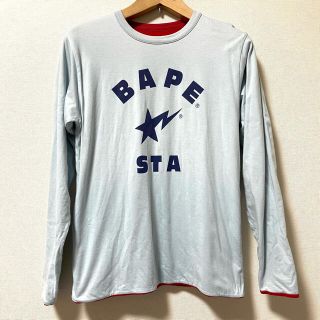 アベイシングエイプ(A BATHING APE)のBAPE STA/BAPE ロゴ リバーシブル L/S Tee NIGO期(Tシャツ/カットソー(七分/長袖))