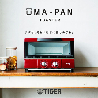 タイガー(TIGER)のTIGER トースター KAE-G13N レッド(電子レンジ)