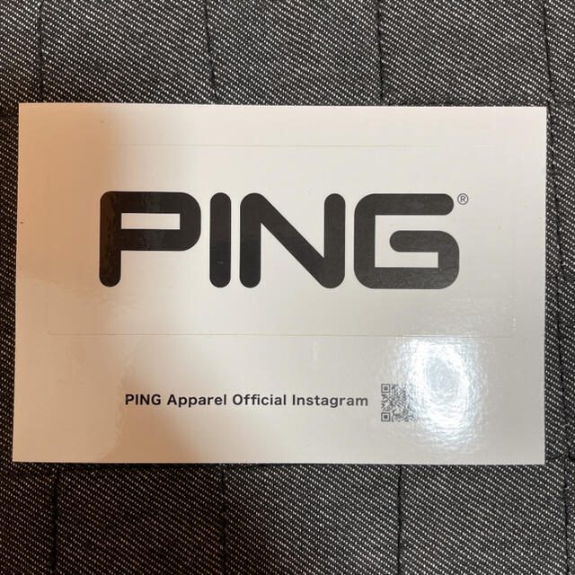 非売品!PINGオリジナルステッカー 白黒2枚セット