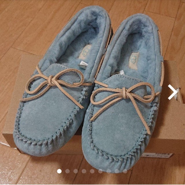 UGG  モカシン  水色  24cm