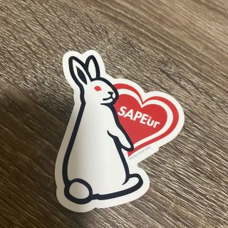 SAPEur×FR2 RABBIT STICKER 赤(その他)