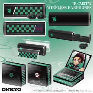 オンキヨー(ONKYO)の【鬼滅の刃】竈門炭治郎★オンキョーコラボ★ワイヤレスイヤホン(キャラクターグッズ)