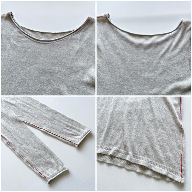45rpm - パラスパレス サイドシームデザインコットンニット Pロゴ刺繍 ライトグレー 3の通販 by Sss's shop｜フォーティー