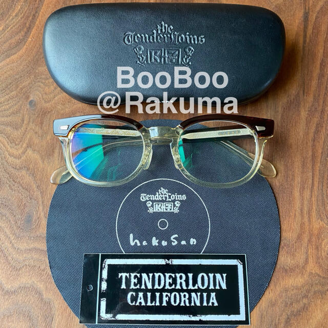 TENDERLOIN(テンダーロイン)のTENDERLOIN × 白山眼鏡店 T-JERRYS Brown/Clear メンズのファッション小物(サングラス/メガネ)の商品写真