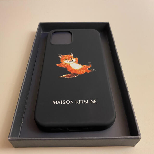 MAISONKITSUNE【ブラック】メゾンキツネ CHILLAX FOX iPhone12ケース