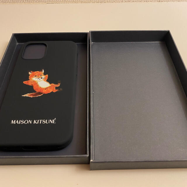 MAISONKITSUNE【ブラック】メゾンキツネ CHILLAX FOX iPhone12ケース