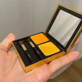 イヴサンローランボーテ(Yves Saint Laurent Beaute)のイヴ・サンローラン　アイシャドウ　イエロー&オレンジ(アイシャドウ)