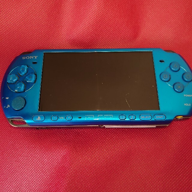 PlayStation Portable(プレイステーションポータブル)の【ジャンク品】PSP-3000 ブルー SONY エンタメ/ホビーのゲームソフト/ゲーム機本体(携帯用ゲーム機本体)の商品写真