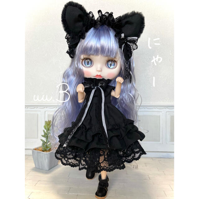 人形 アイシードール カスタム ブルーパープルミックス 猫 87500円