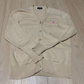 カンゴール(KANGOL)のカンゴール カーディガン ベージュ 制服(カーディガン)