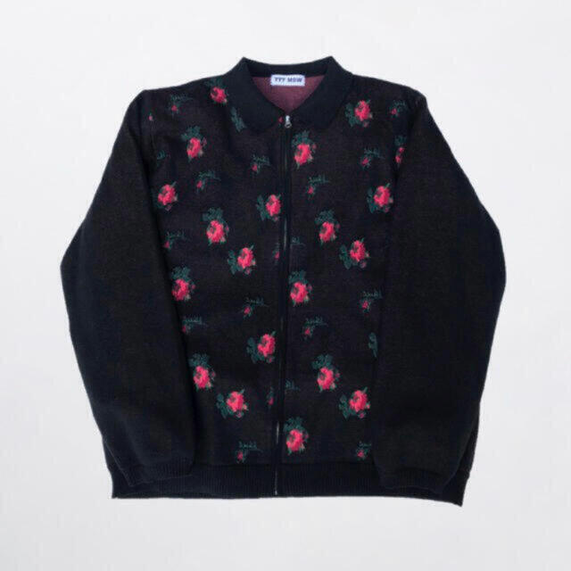 TTT_MSW 20AW flower knit polo Mint