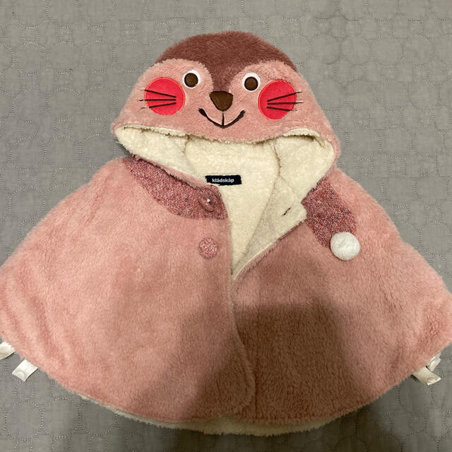 【クレードスコープ✖︎コロボックル】女の子 うさぎポンチョ 新生児〜フリーサイズ | フリマアプリ ラクマ