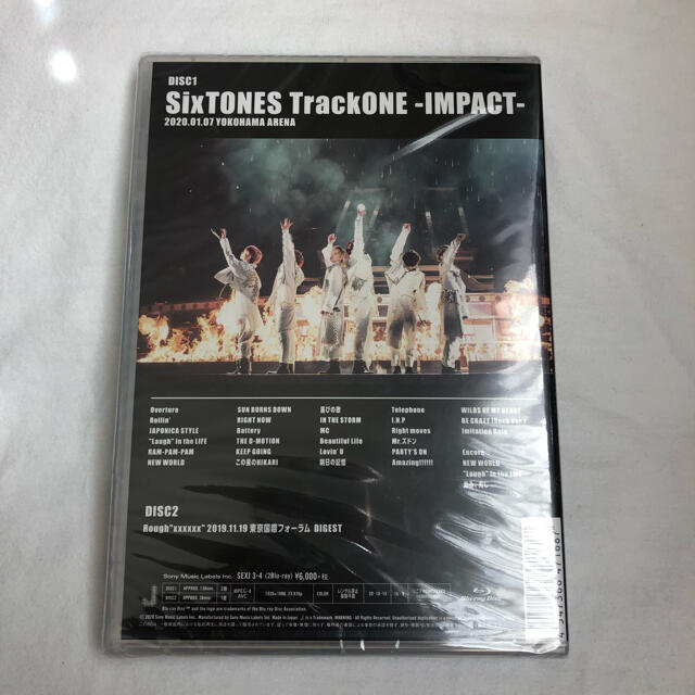 SixTONES TrackoONE-IMPACT- BluRay