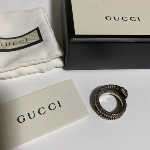 Gucci(グッチ)のGUCCI  スネーク　リング　15号 メンズのアクセサリー(リング(指輪))の商品写真