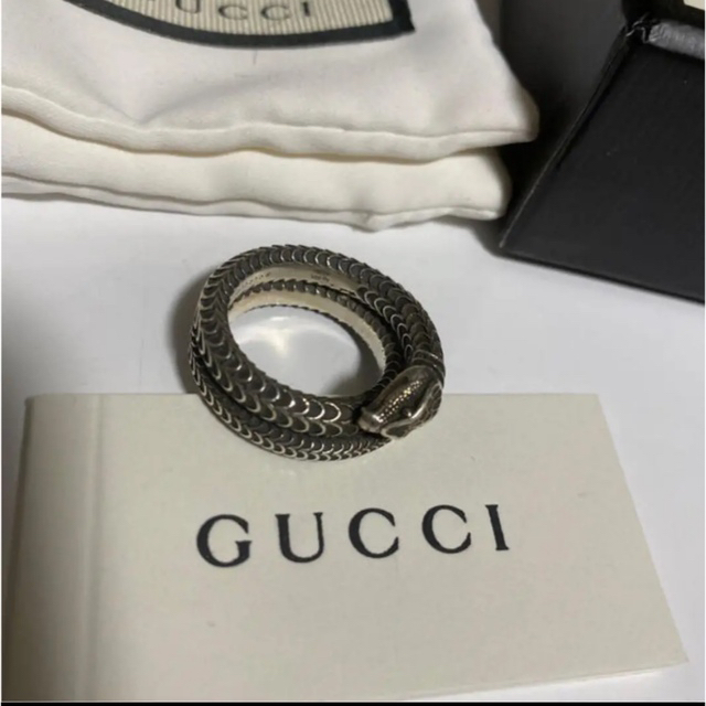 Gucci(グッチ)のGUCCI  スネーク　リング　15号 メンズのアクセサリー(リング(指輪))の商品写真