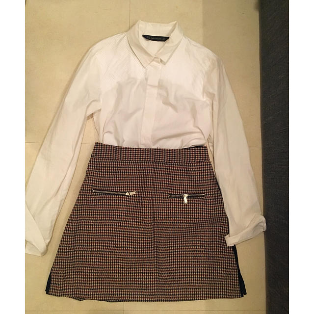 ZARA(ザラ)のザラ zara チェックスカート レディースのスカート(ミニスカート)の商品写真
