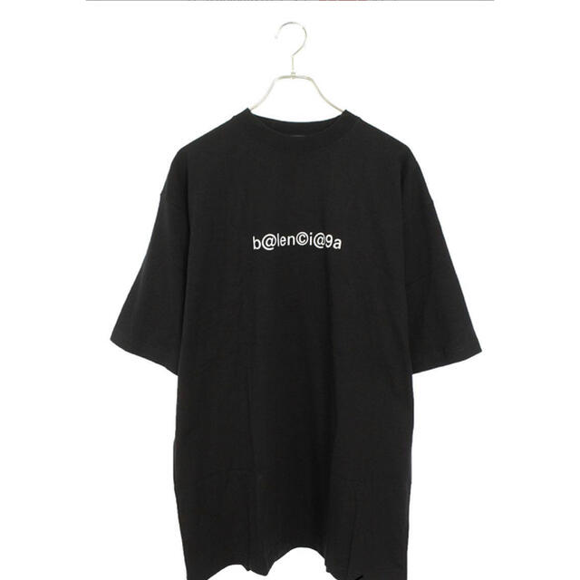 Balenciaga ロゴプリントオーバーサイズ Tシャツ　ブラック