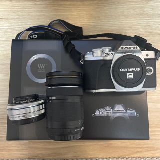 オリンパス(OLYMPUS)のOLYMPUS OM-D EM10 Mark3 EZダブルズームキット(ミラーレス一眼)