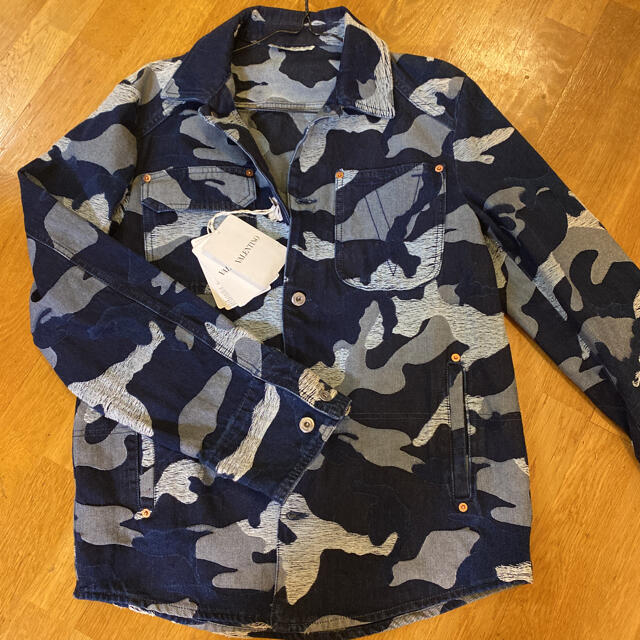 新品未使用】VALENTINO ジャガードデニム ジャケット サイズ44 熱販売