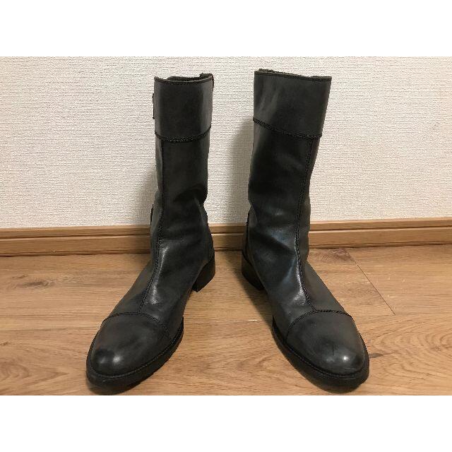 黒サイズダニエルクレミュエンジニアブーツBySTOKTON／USED美品42