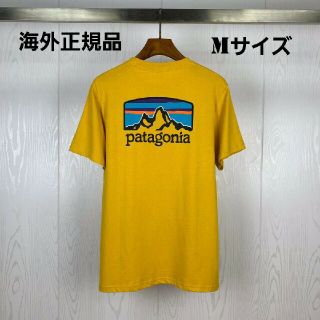 パタゴニア(patagonia)の海外正規品　即日発送　patagonia　半袖Tシャツ　イエロー　Mサイズ(Tシャツ/カットソー(半袖/袖なし))