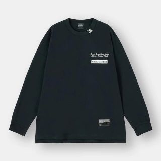 ジーユー(GU)の新品未使用 GU ミハラヤスヒロ ビッグT(長袖)MY +E 黒 L(Tシャツ/カットソー(七分/長袖))