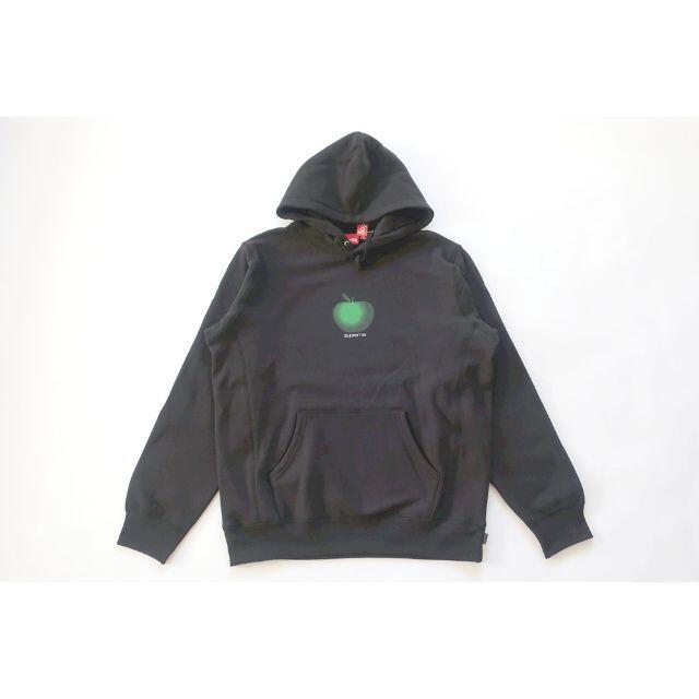 L)19Supreme Apple Hooded Sweatshirtアップル黒メンズ