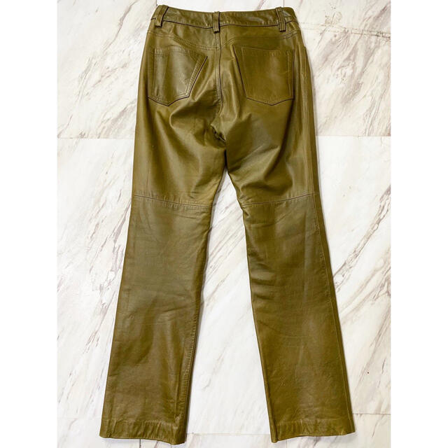 TOGA - size1 vintage レトロ old gap ブーツカット レザーパンツの