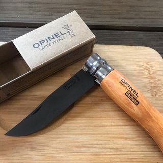 オピネル(OPINEL)のSランク オピネル Opinel No.9 カーボン 黒錆加工済み　【組み立て】(調理器具)