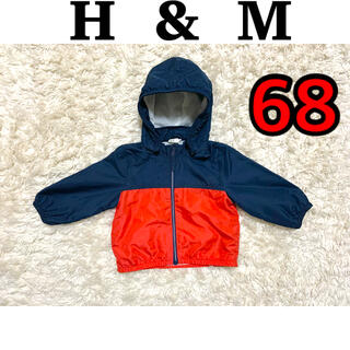 エイチアンドエム(H&M)のH&M  ベビー服　ナイロン　パーカー　68(ジャケット/コート)