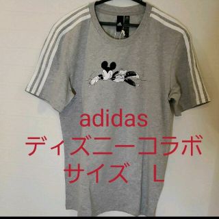 アディダス(adidas)の【期間限定値下げ】アディダスディズニーコラボティシャツサイズL(キャラクターグッズ)