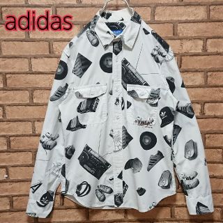 アディダス(adidas)のadidas アディダス 総柄 長袖シャツ スニーカー キャップ(シャツ)