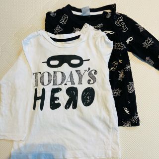 エイチアンドエム(H&M)の専用　H&M ロンT 2枚　80サイズ(Ｔシャツ)