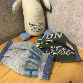 デニムダンガリー(DENIM DUNGAREE)のcocomama様専用★No.26.28★プリーツマスクカバー★キッズサイズ(その他)