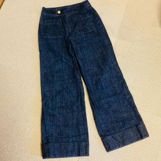 ジェイアンドエムデヴィッドソン(J&M DAVIDSON)のJ&M Davidson ワイドデニムパンツ　美品　ジーンズ(デニム/ジーンズ)