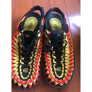 キーン(KEEN)のkeenキーンユニークフラットレディースサンダル☆数回使用美品(サンダル)