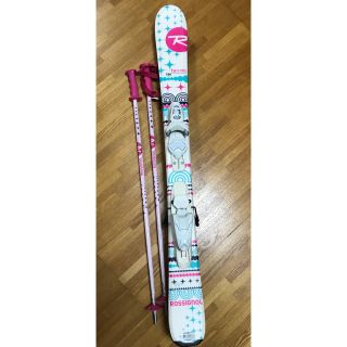 ロシニョール(ROSSIGNOL)のロシニョール　子供用スキー板とストック(板)